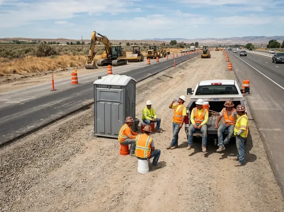 highway-road-construction-crew-007 — frequently asked questions, Porta Potty and Restroom Rentals in Colby, WI
